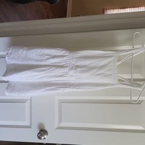 Madewell white linen dress